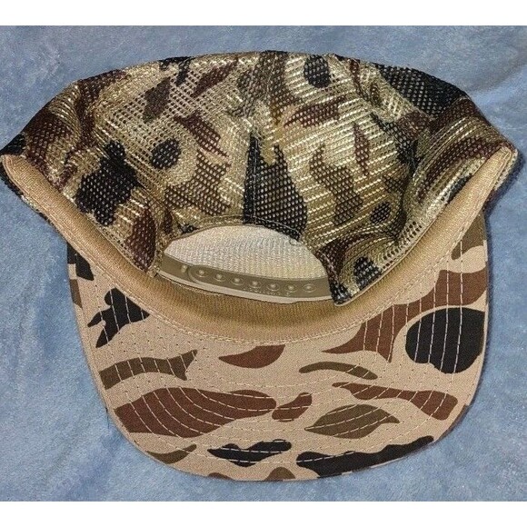 Vintage Buck Deer Trucker Hat OSFA Camo Hunting Cap Snapback - Picture 2 of 7